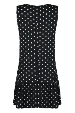 Vestido mini lunares