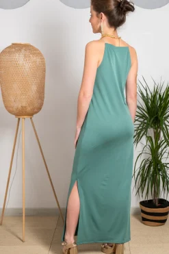 Vestido Viena Musgo