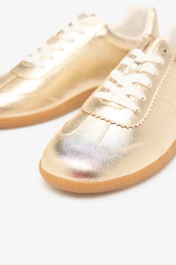 Zapatilla dorada