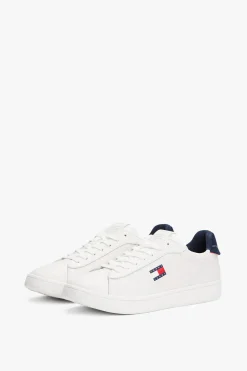 Zapatillas blancas con bandera de Tommy Jeans