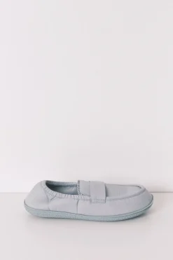 Zapatillas casa mocas&iacute;n azul