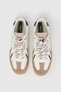 Zapatillas con piel
