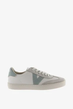 Zapatillas efecto piel serraje