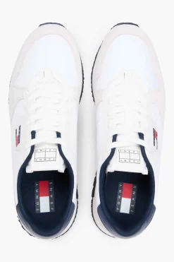 Zapatillas runner Tommy Jeans blancas con detalles a contraste