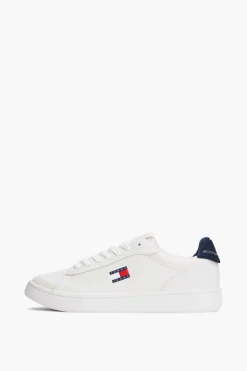 Zapatillas Tommy Jeans blancas con logo bandera