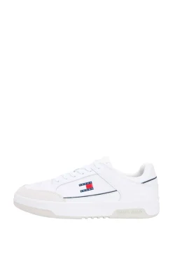 Zapatillas Tommy Jeans blancas con logo bandera