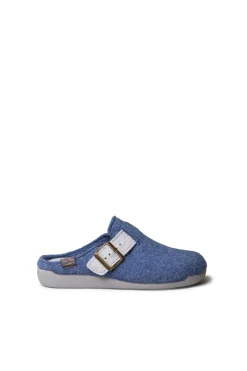 Zapatilla Tipo Zueco Para Mujer En Fieltro